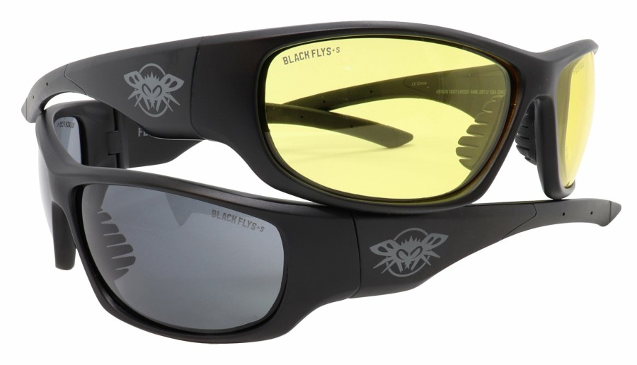 Black Flys Sunglasses | Fly Defense / Z87+ Safety Glass