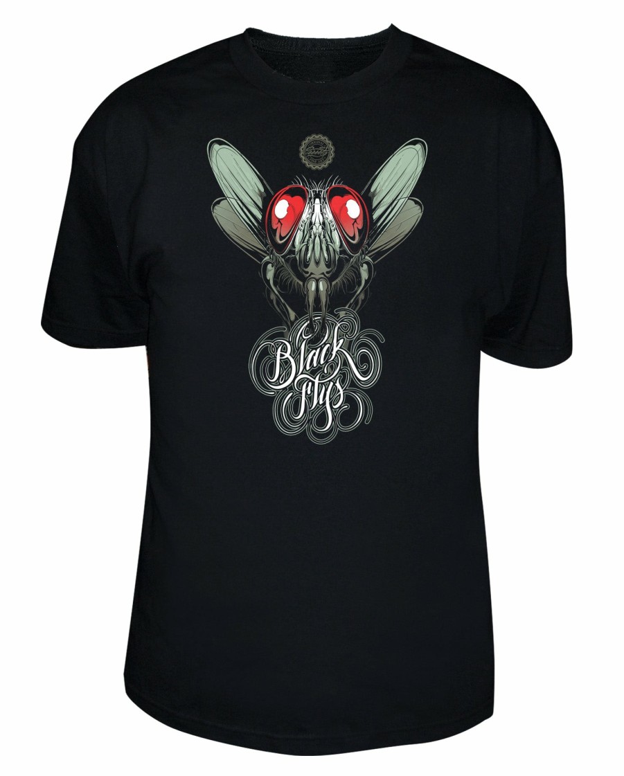 Black Flys T-Shirts | Huit Fly Tee