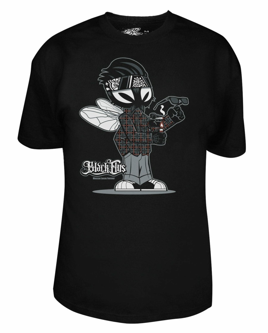 Black Flys T-Shirts | Fly Cholo 2.0 Tee