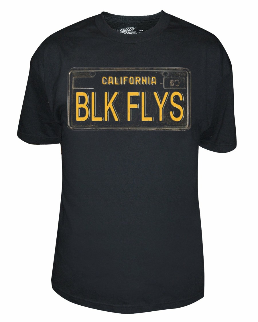 Black Flys T-Shirts | Cali Plate Tee