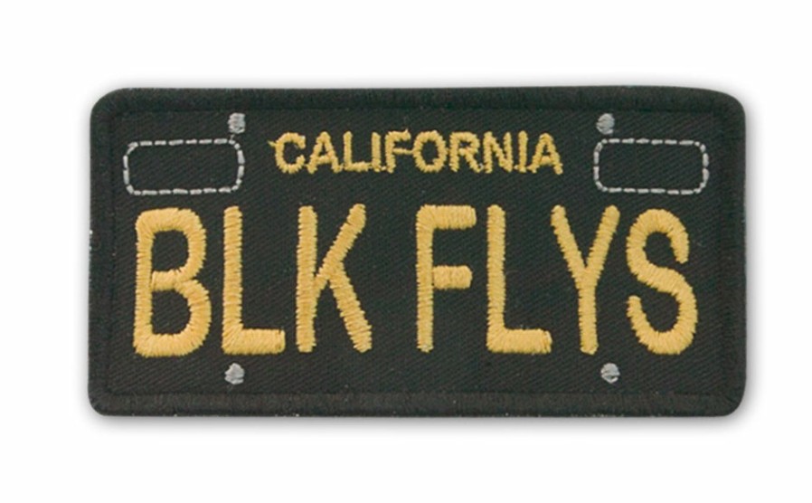 Black Flys Patches | Cali Plate Patch