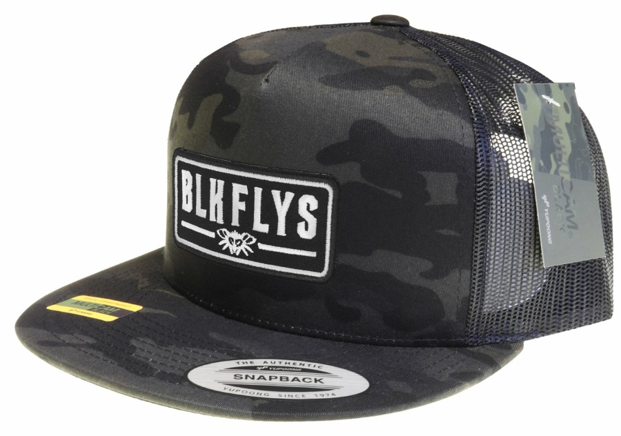 Black Flys Hats | Blk Flys Patch Trucker