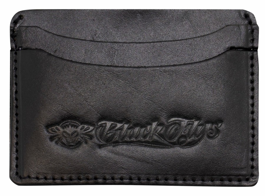 Black Flys Wallets | Fly Slim Card Holder Wallet