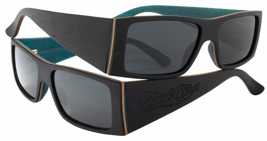 Black Flys Sunglasses | Fly Detector Wood Polarized