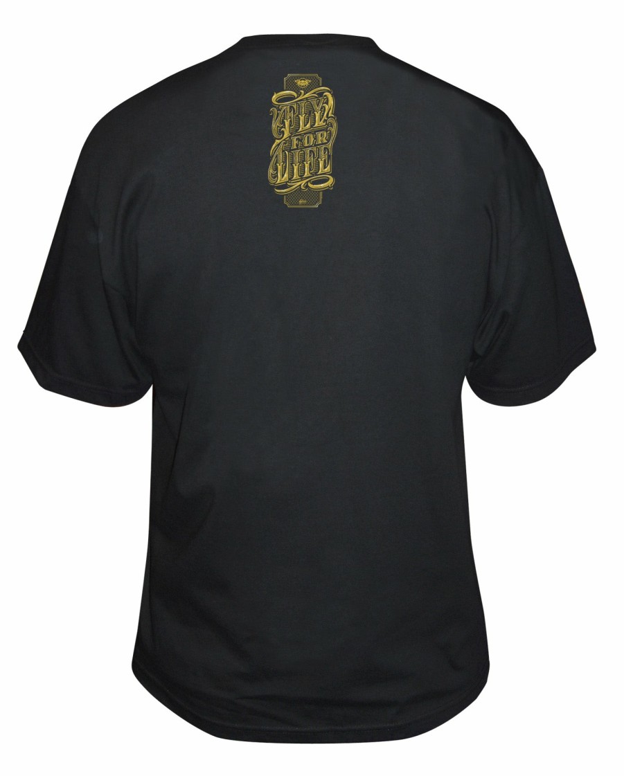 Black Flys T-Shirts | Gold Life Tee