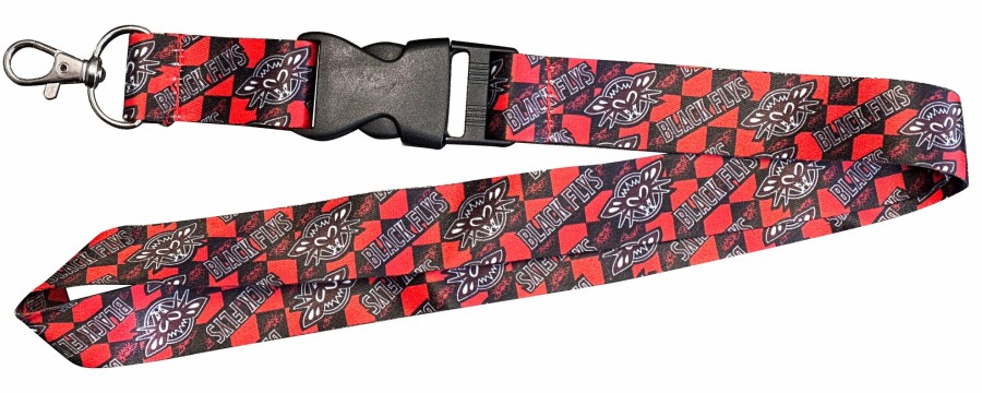 Black Flys Extras | Black Flys Checkered Lanyard