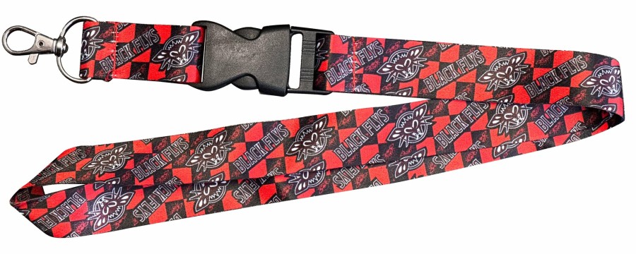 Black Flys Keychains | Black Flys Checkered Lanyard