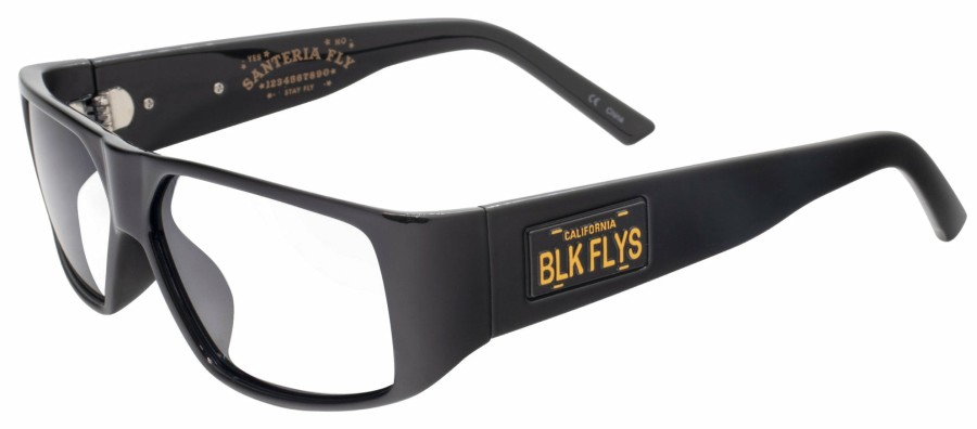 Black Flys Sunglasses | Santeria Fly/ Cali Plate Reader