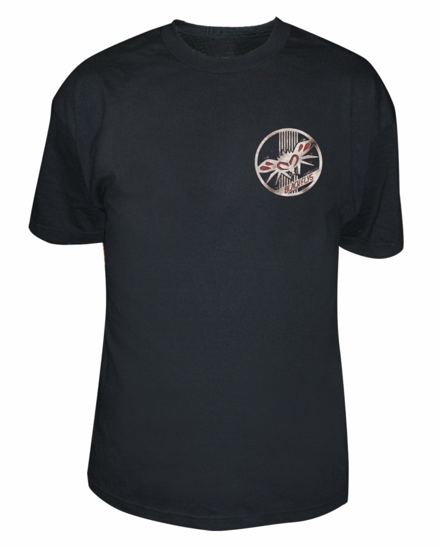 Black Flys T-Shirts | Rust Badge Tee