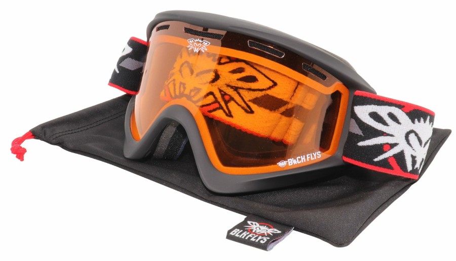 Black Flys Sunglasses | Fly Traxx Snow Goggle