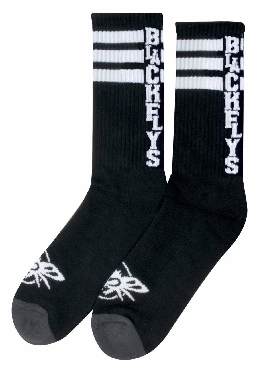 Black Flys Socks | Fly Striper Socks