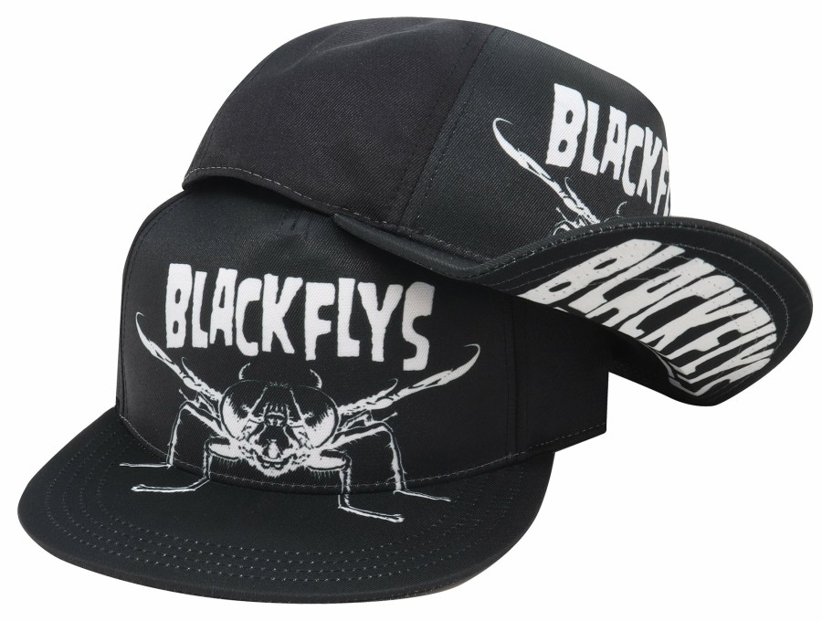 Black Flys Sandals | Flyzig Flip-Bill Snapback