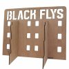 Black Flys Sunglasses | 6 Pc. Wood Sunglass Display