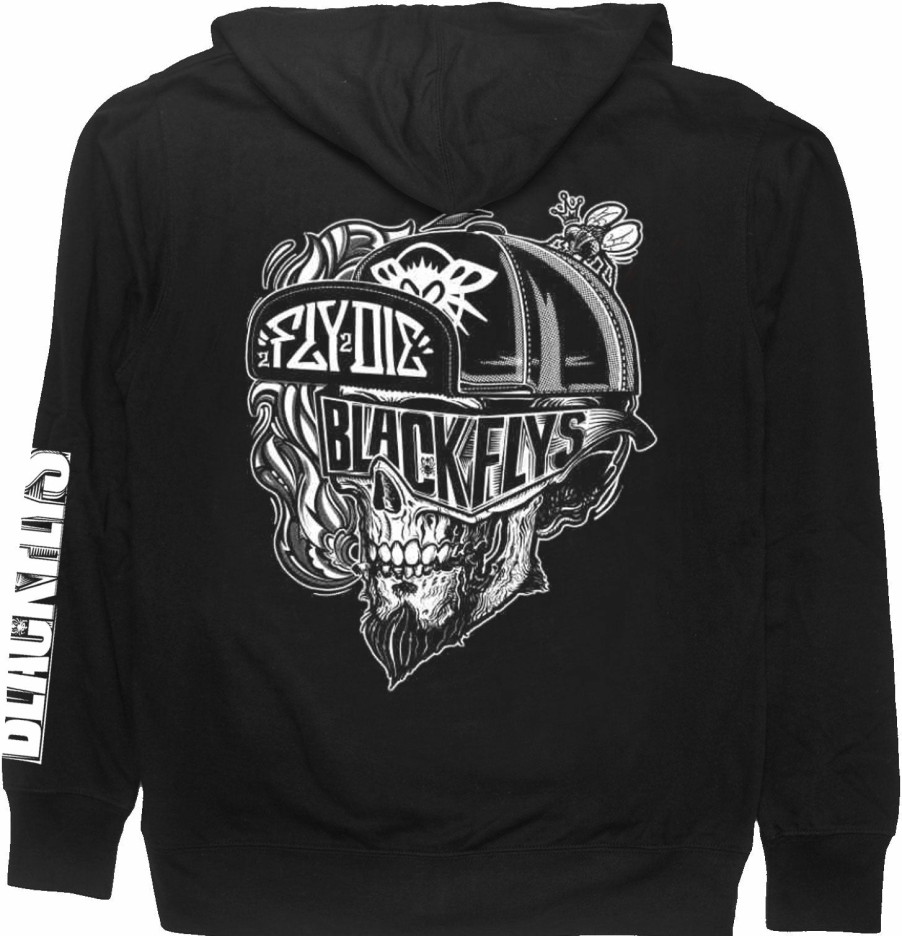 Black Flys Sunglasses | 2 Fly 2 Die Zip Hoodie