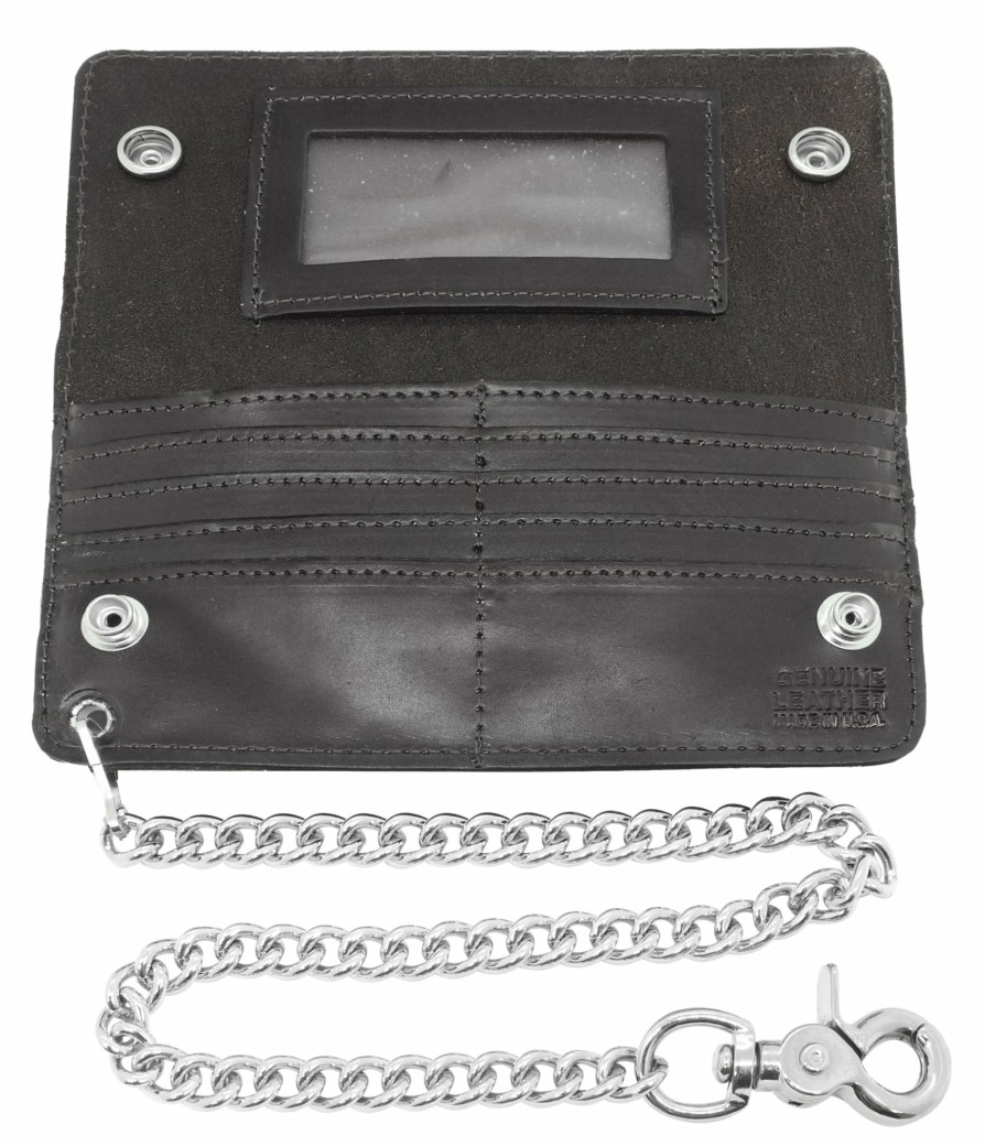 Black Flys Wallets | Phantom Credit Card Biker Wallet