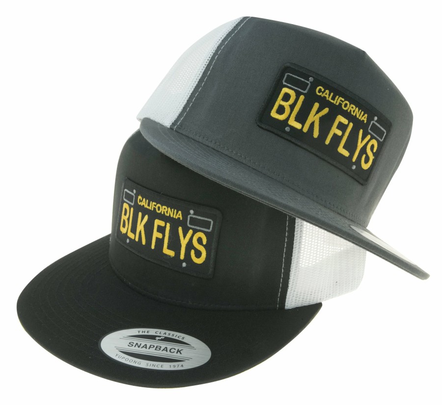 Black Flys Hats | Cali Plate Trucker