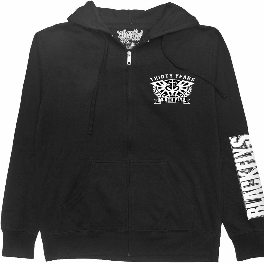 Black Flys Hoodies/ Jackets | 2 Fly 2 Die Zip Hoodie