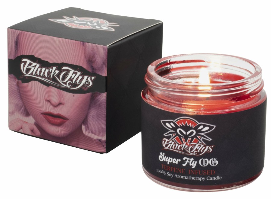 Black Flys Collaborations | Super Fly Og Candle