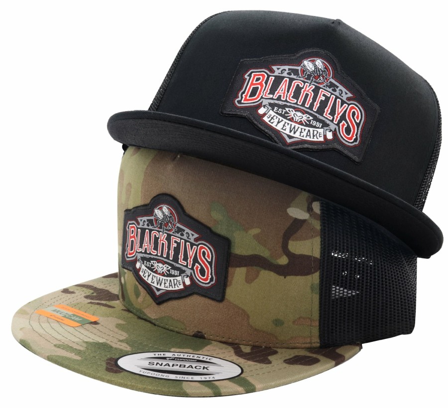 Black Flys Hats | Stay Fly Patch Trucker