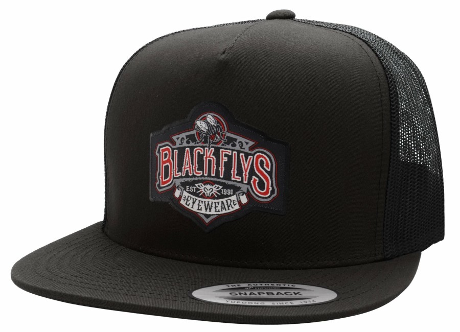 Black Flys Hats | Stay Fly Patch Trucker