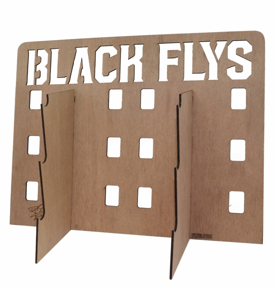 Black Flys Displays | 6 Pc. Wood Sunglass Display