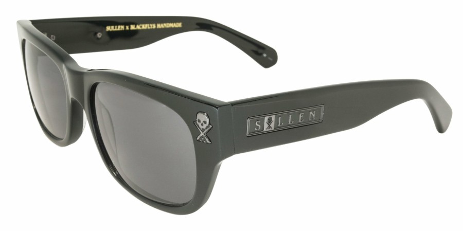 Black Flys Sunglasses | Sullen Fly 2 Black Chrome Collab Polarized