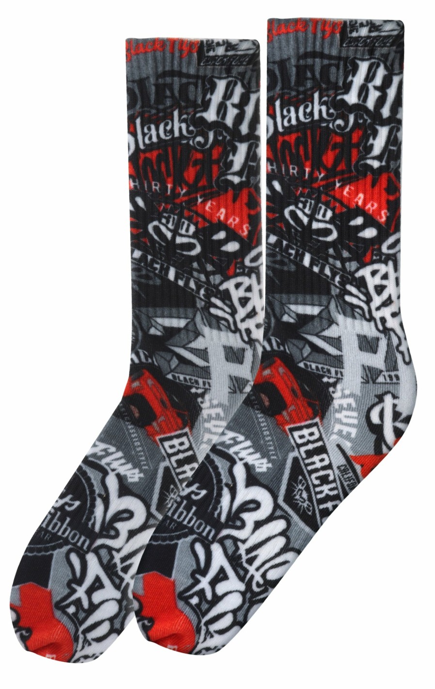 Black Flys Extras | 30Th Anniversary Sublimated Socks