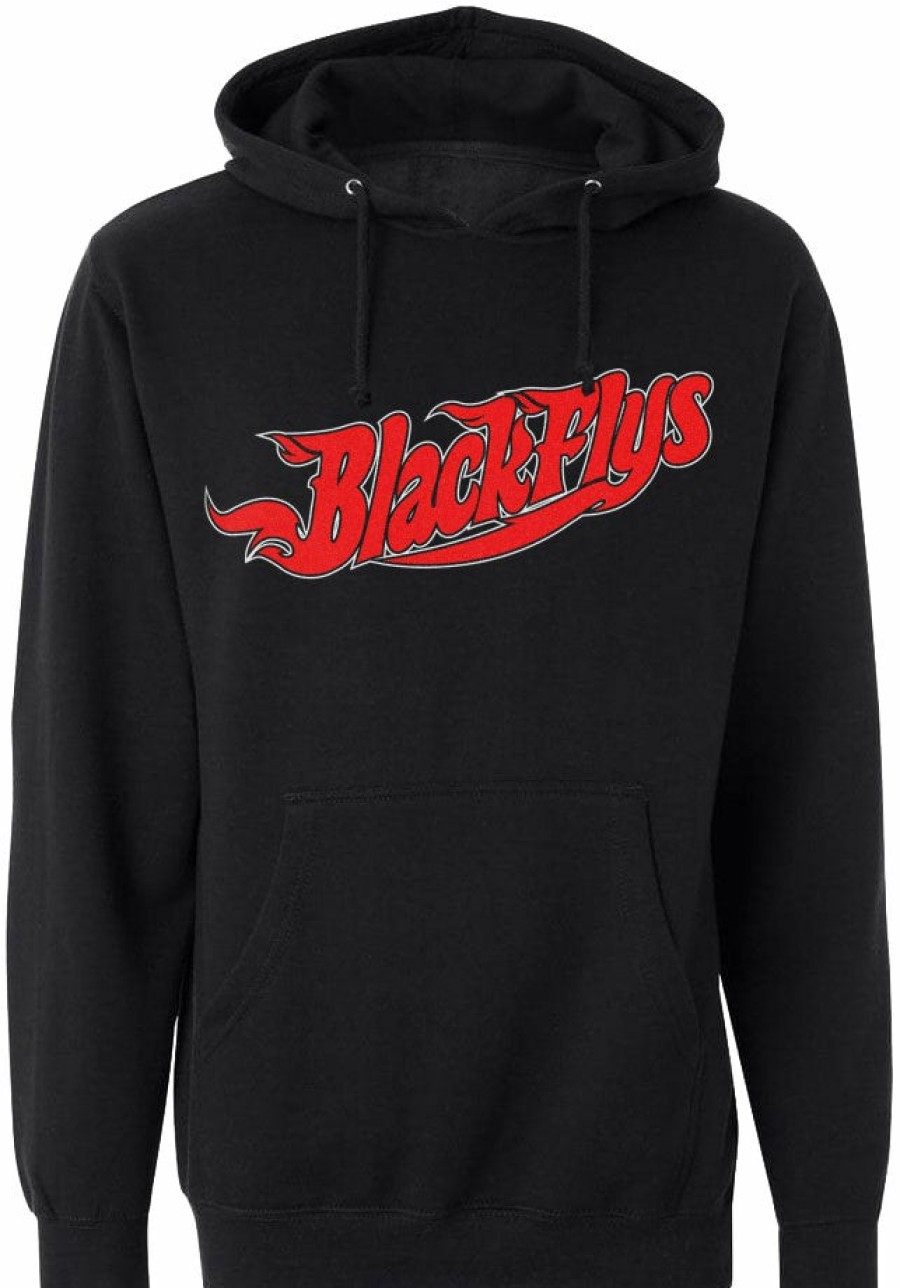 Black Flys Hoodies/ Jackets | Torch Logo Pullover Hoodie