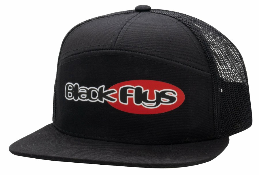 Black Flys Hats | Indy Logo 7-Panel Trucker