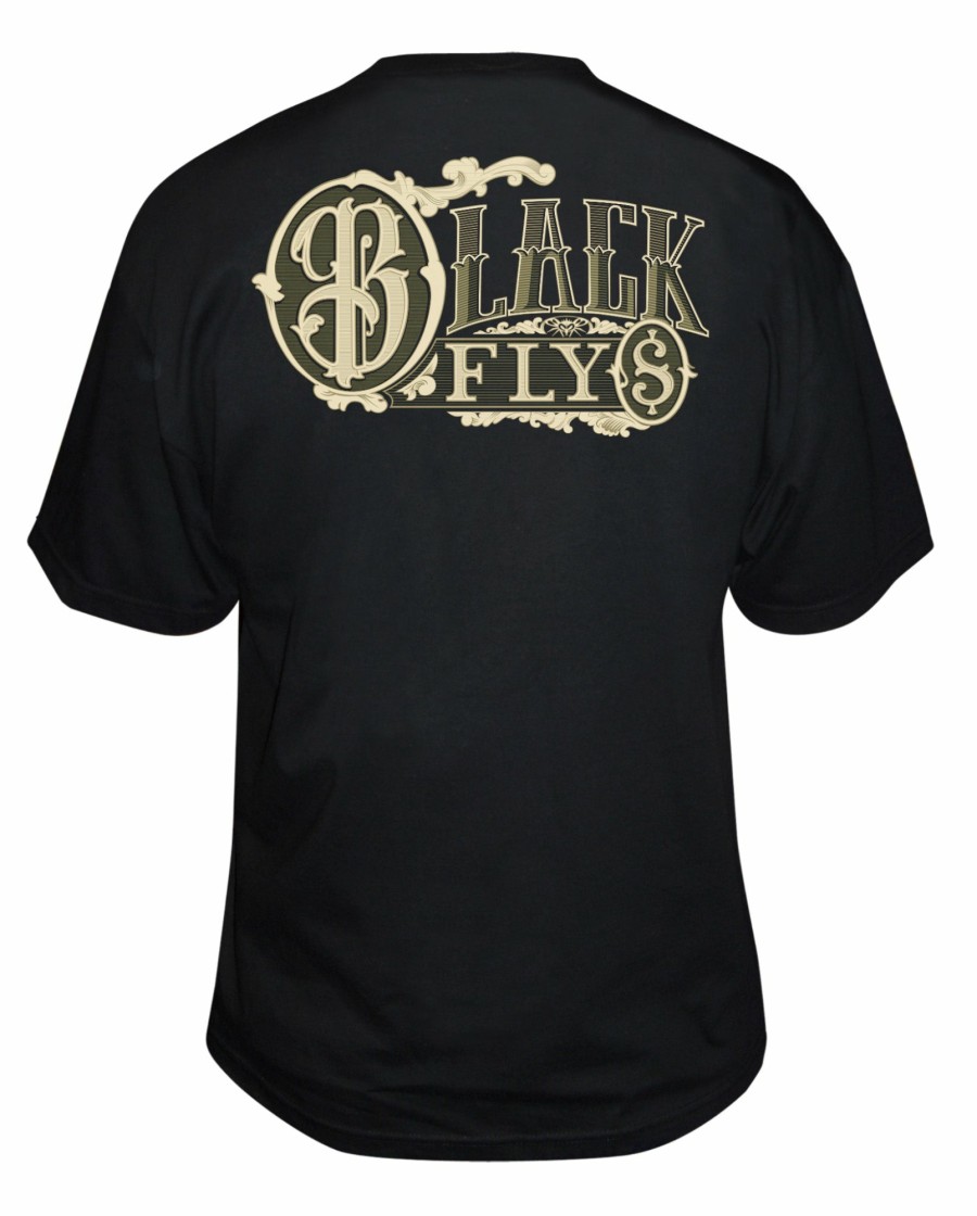 Black Flys T-Shirts | Fly Currency Logo Tee