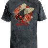 Black Flys T-Shirts | Flys N' Roses Vintage Tee