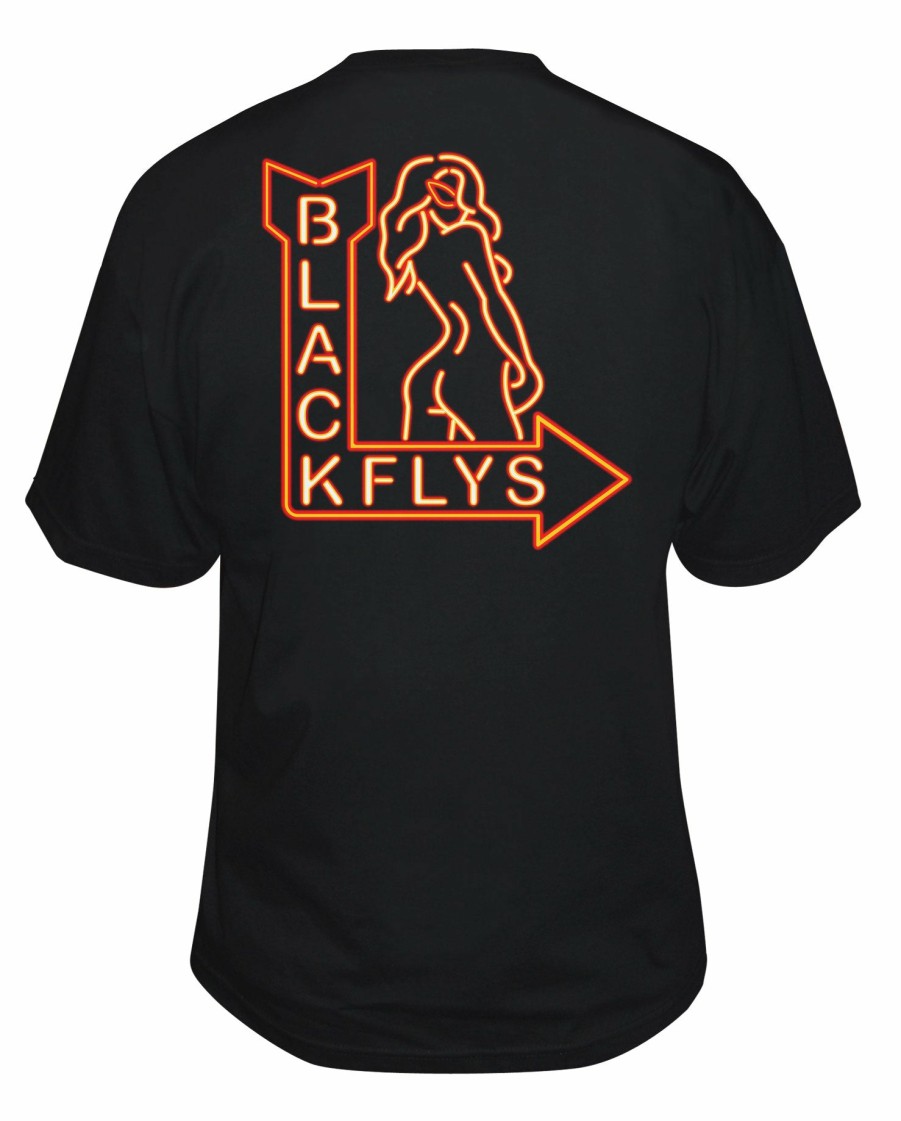 Black Flys T-Shirts | Neon Girl Tee