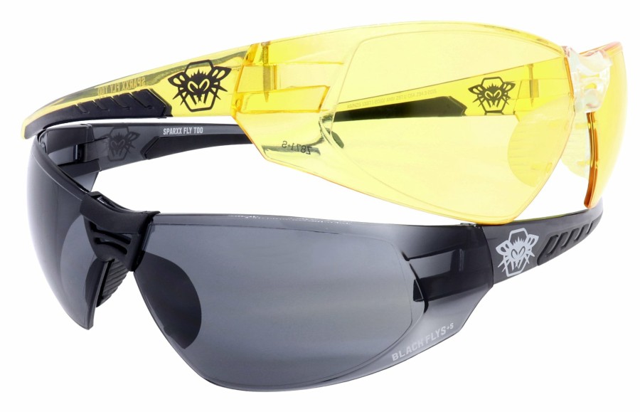 Black Flys Sunglasses | Sparxx Fly Too / Safety Glasses