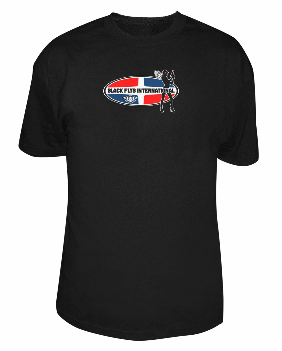 Black Flys T-Shirts | Flys International Tee