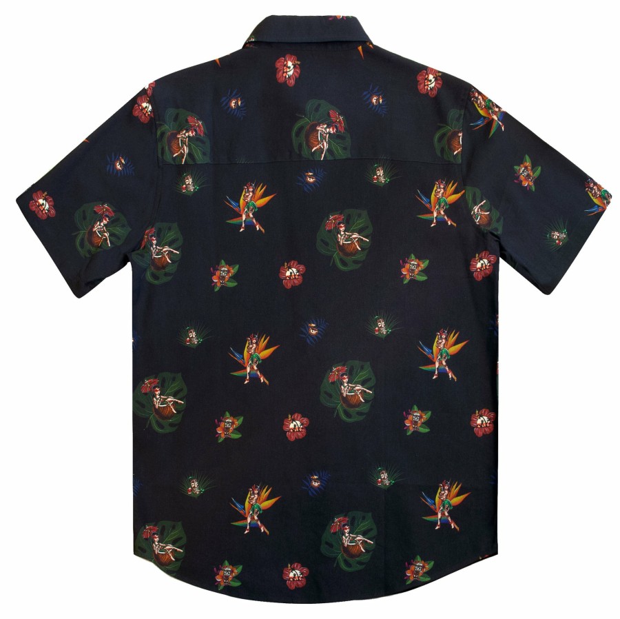 Black Flys Collaborations | The Fly Pardy Woven Shirt